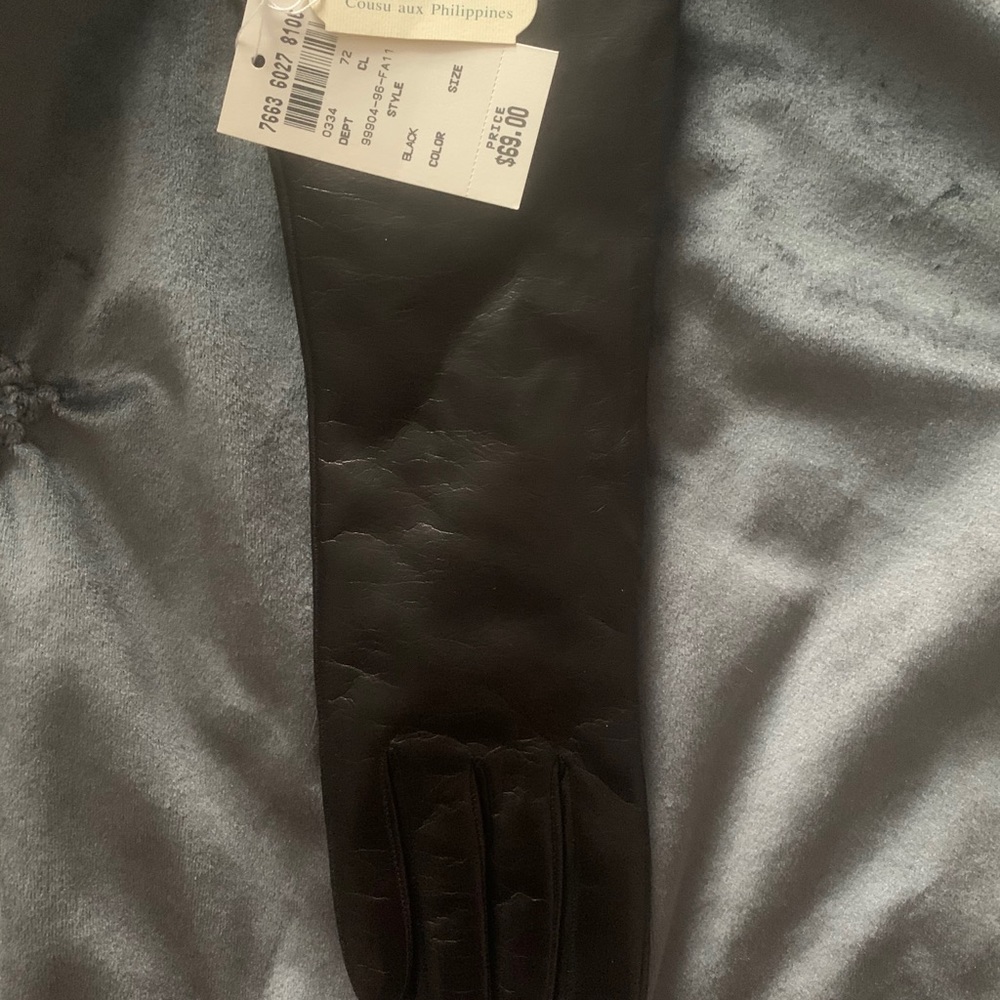 Ladies Lined Leather Gloves NWT